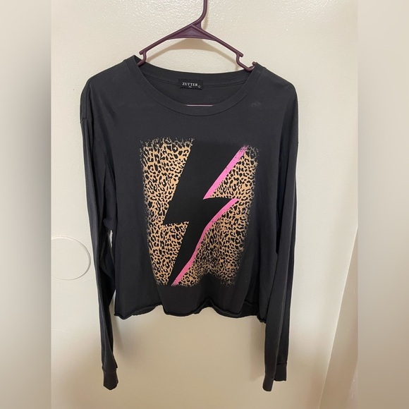 ✨Zutter Graphic Long Sleeve Tee Size L - Picture 1 of 5